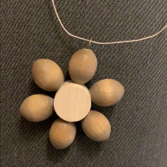 Aarikka wooden pendant necklace - Picture 4 of 4